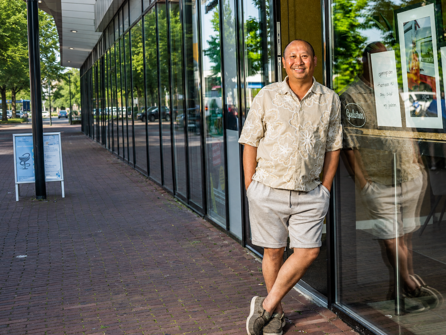 Henk Harpal voor HarriePallie